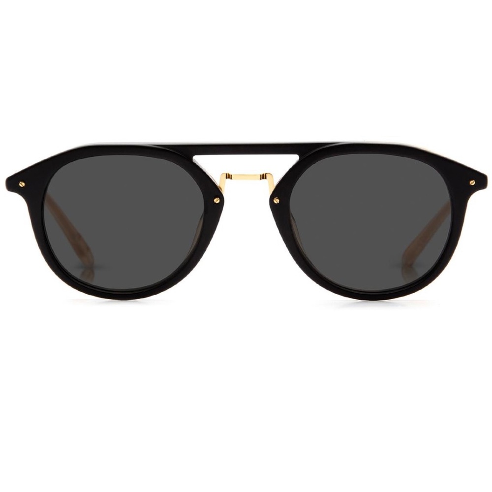 Krewe Gravier Matte Black Polarized 24K